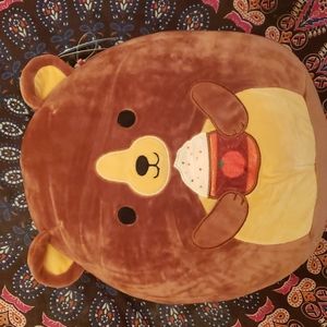 NWT Baron the Bear with Pumpkin Spice Squishmallow 12”